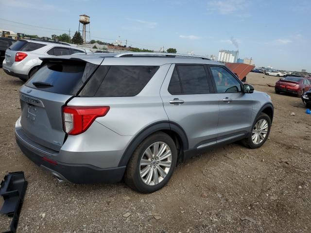 1FMSK8FH1LGB94608 - 2020 FORD EXPLORER LIMITED SILVER photo 3
