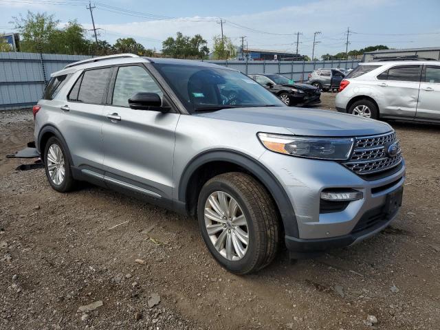 1FMSK8FH1LGB94608 - 2020 FORD EXPLORER LIMITED SILVER photo 4