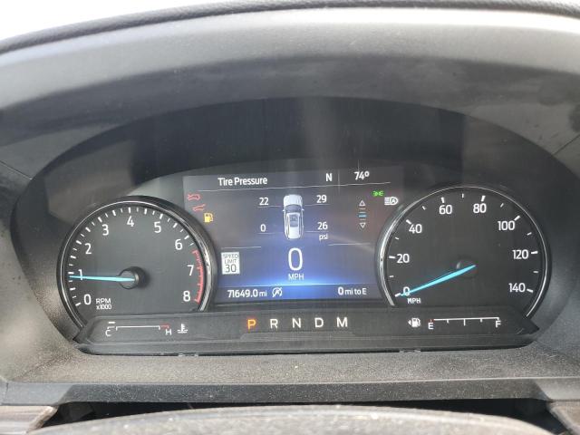 1FMSK8FH1LGB94608 - 2020 FORD EXPLORER LIMITED SILVER photo 9