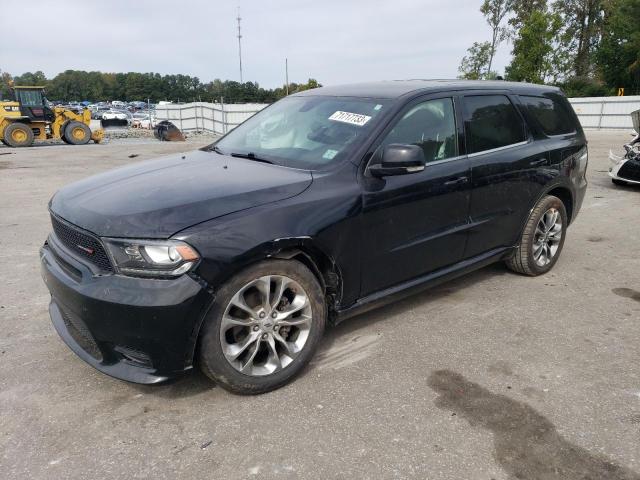 1C4RDJDGXKC827384 - 2019 DODGE DURANGO GT BLACK photo 1