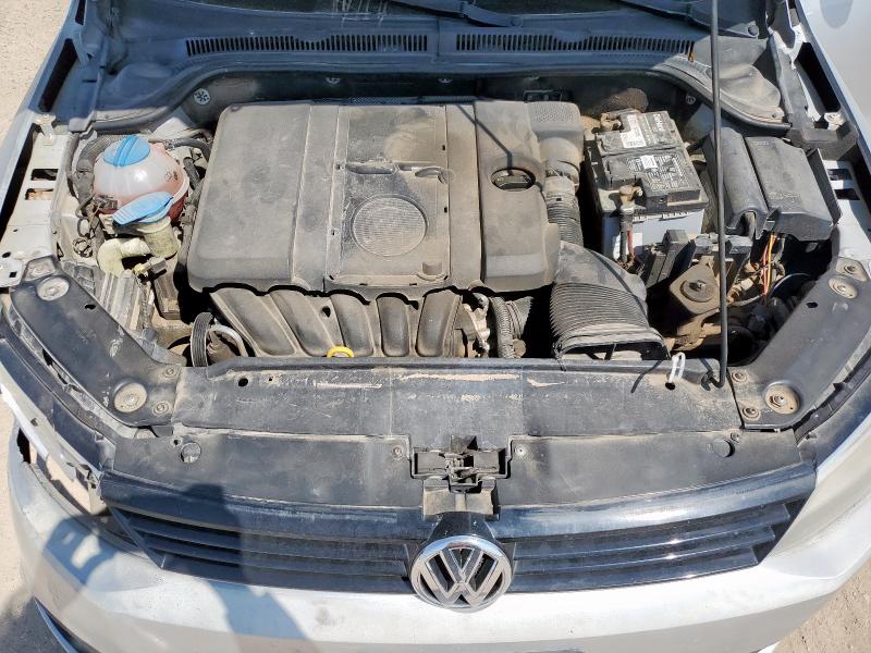 3VWDX7AJ8CM114632 - 2012 VOLKSWAGEN JETTA SE Արծաթագույն լուսանկար 11