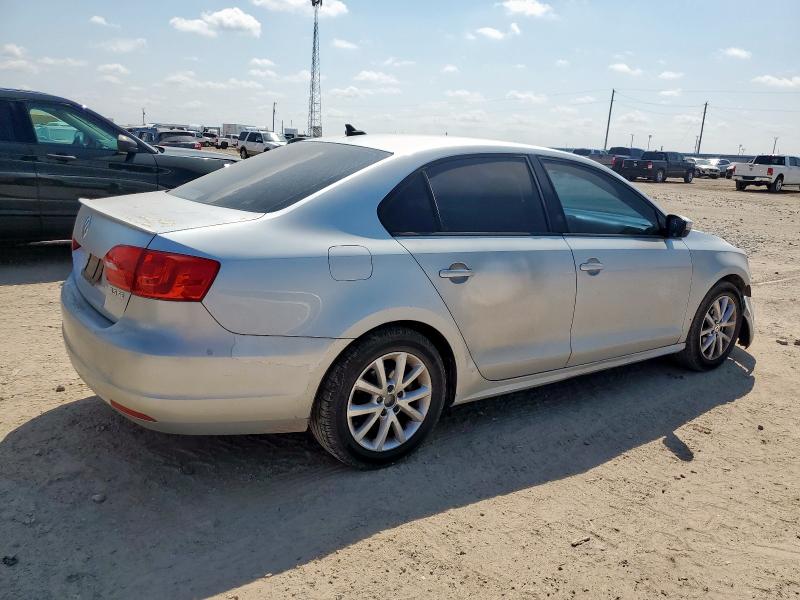 3VWDX7AJ8CM114632 - 2012 VOLKSWAGEN JETTA SE Արծաթագույն լուսանկար 3