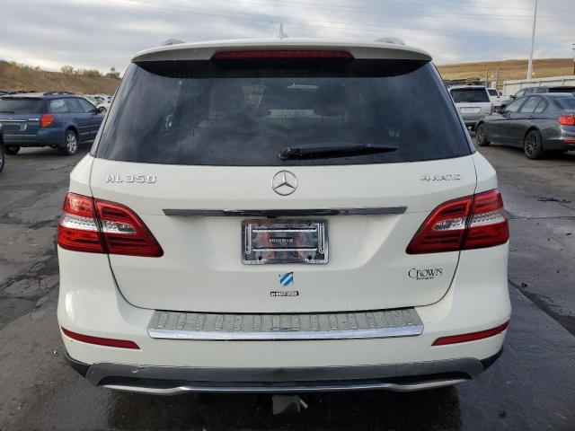 4JGDA5HB7CA042466 - 2012 MERCEDES-BENZ ML 350 4MATIC WHITE photo 6