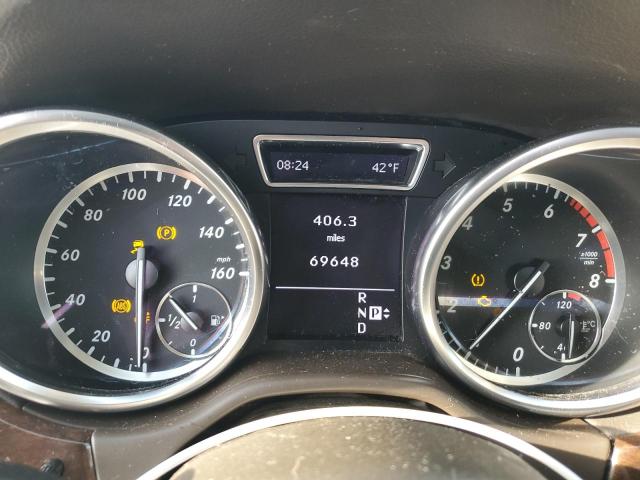 4JGDA5HB7CA042466 - 2012 MERCEDES-BENZ ML 350 4MATIC WHITE photo 9