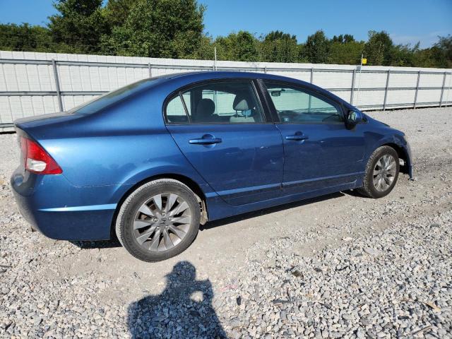 2HGFA1F81AH314605 - 2010 HONDA CIVIC EX BLUE photo 3