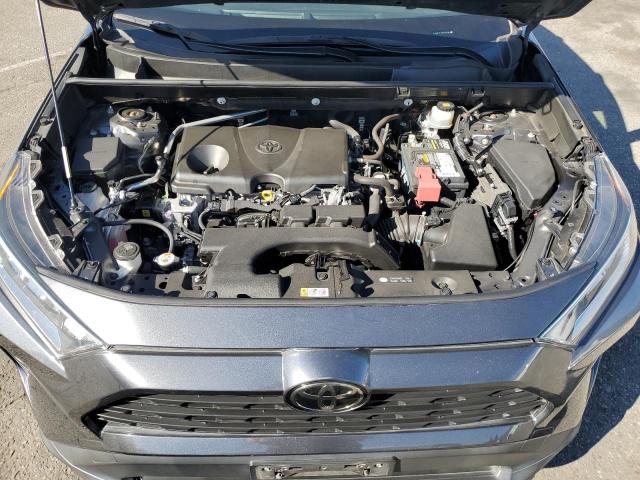 JTMW1RFV2KD502129 - 2019 TOYOTA RAV4 XLE Մոխրագույն լուսանկար 11
