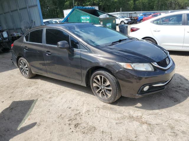 19XFB2F9XDE033655 - 2013 HONDA CIVIC EXL ყავისფერი ფოტო 4