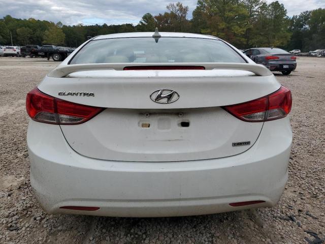 5NPDH4AE9DH341160 - 2013 HYUNDAI ELANTRA GLS WHITE photo 6