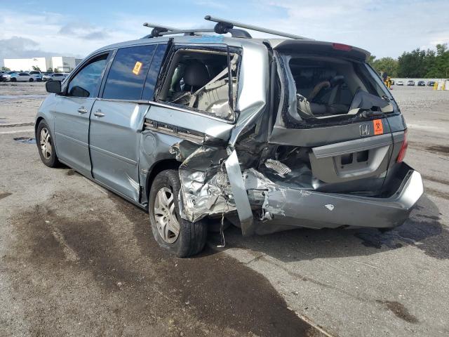 5FNRL38697B007534 - 2007 HONDA ODYSSEY EXL SILVER photo 2