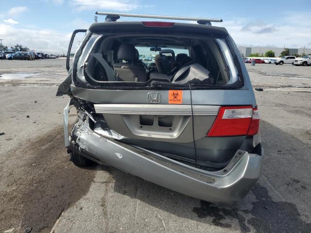 5FNRL38697B007534 - 2007 HONDA ODYSSEY EXL SILVER photo 6