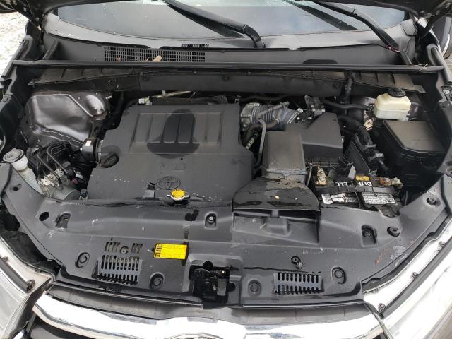 5TDKKRFH7FS079578 - 2015 TOYOTA HIGHLANDER XLE CHARCOAL photo 12