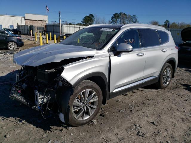 5NMS33AD6LH164599 - 2020 HYUNDAI SANTA FE SEL SILVER photo 1