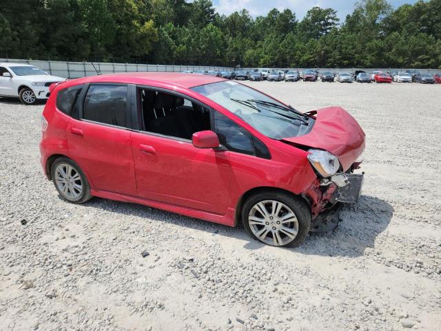 JHMGE8H46AC032584 - 2010 HONDA FIT SPORT RED photo 4