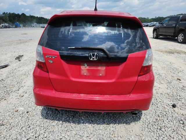 JHMGE8H46AC032584 - 2010 HONDA FIT SPORT RED photo 6