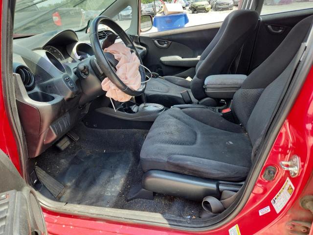 JHMGE8H46AC032584 - 2010 HONDA FIT SPORT RED photo 7