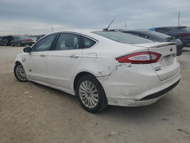 3FA6P0SU3DR301833 - 2013 FORD FUSION TITANIUM PHEV WHITE photo 3