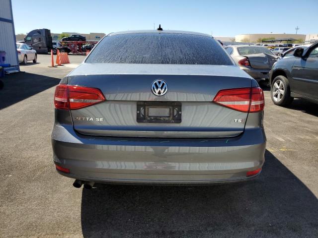 3VWD07AJ4FM401815 - 2015 VOLKSWAGEN JETTA SE GRAY photo 6