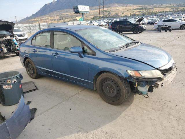 1HGFA16579L016712 - 2009 HONDA CIVIC LX BLUE photo 4