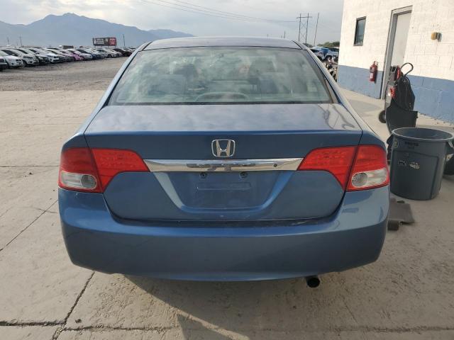 1HGFA16579L016712 - 2009 HONDA CIVIC LX BLUE photo 6
