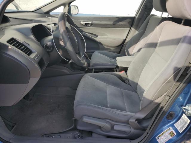 1HGFA16579L016712 - 2009 HONDA CIVIC LX BLUE photo 7
