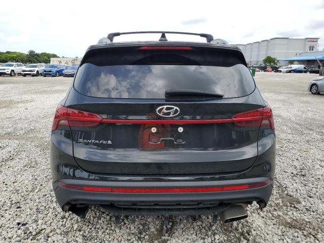 5NMS64AJ3NH380349 - 2022 HYUNDAI SANTA FE SEL BLACK photo 6