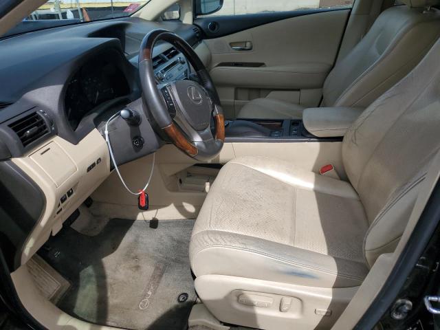 2T2BK1BAXDC198169 - 2013 LEXUS RX 350 BASE BLACK photo 7