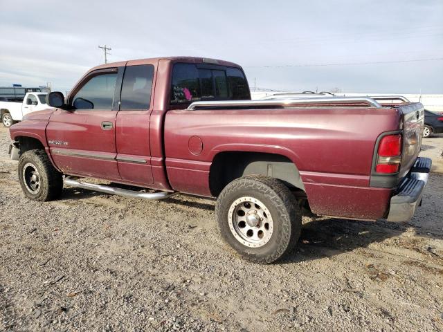 3B7HF13Y11M519386 - 2001 DODGE RAM 1500 BURGUNDY photo 2