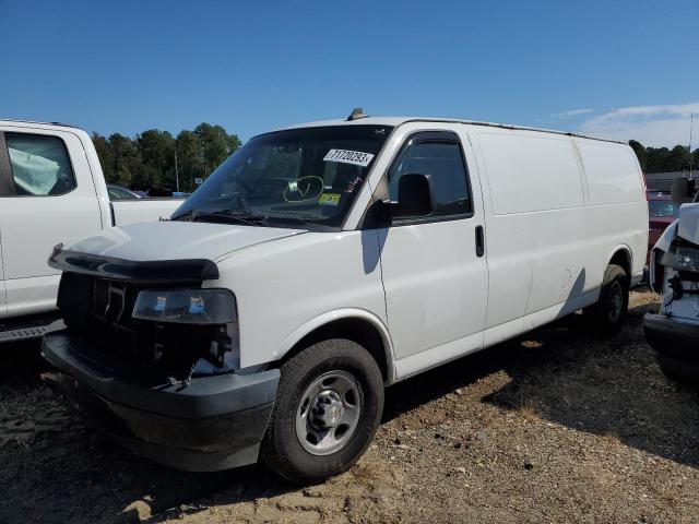 1GCWGBFG7J1203419 - 2018 CHEVROLET EXPRESS G2 WHITE photo 1