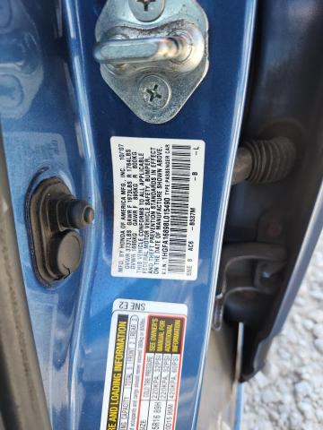 1HGFA16898L015490 - 2008 HONDA CIVIC EX BLUE photo 12