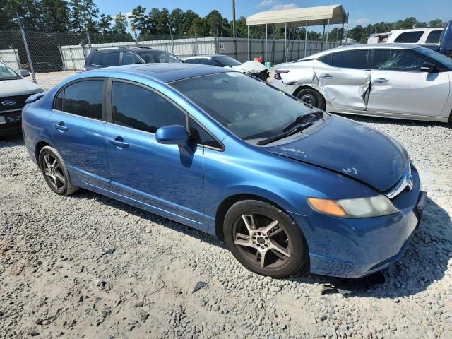 1HGFA16898L015490 - 2008 HONDA CIVIC EX BLUE photo 4
