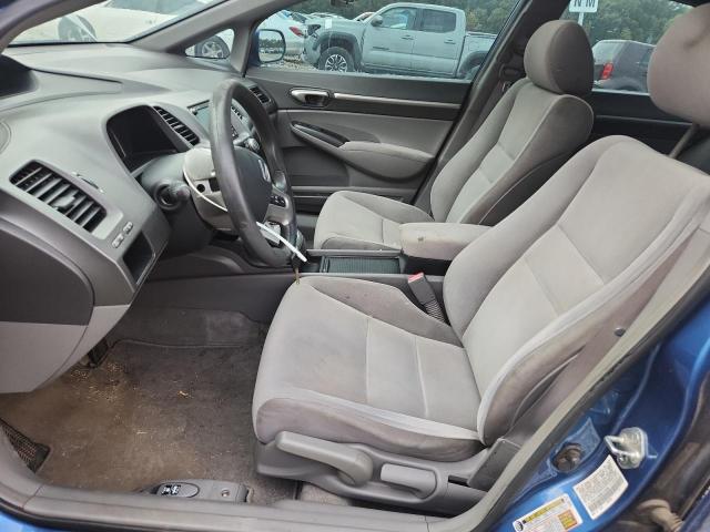 1HGFA16898L015490 - 2008 HONDA CIVIC EX BLUE photo 7
