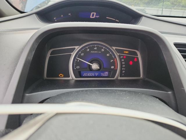 1HGFA16898L015490 - 2008 HONDA CIVIC EX BLUE photo 9