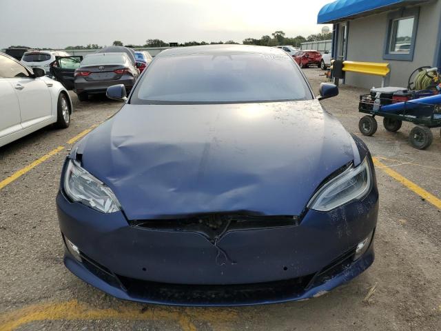 5YJSA1E47KF335445 - 2019 TESLA MODEL S Синій фото 5