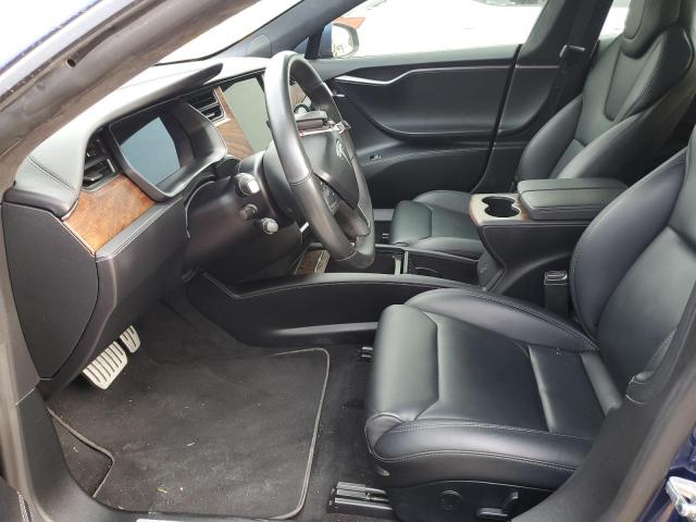 5YJSA1E47KF335445 - 2019 TESLA MODEL S Синій фото 7