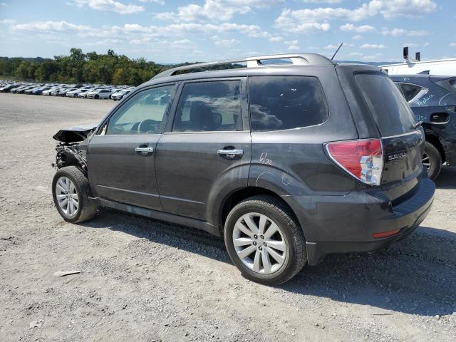 JF2SHADC4DH446351 - 2013 SUBARU FORESTER 2.5X PREMIUM GRAY photo 2