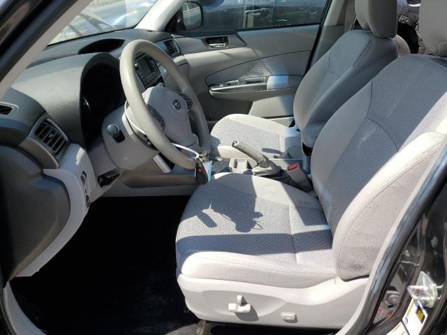 JF2SHADC4DH446351 - 2013 SUBARU FORESTER 2.5X PREMIUM GRAY photo 7