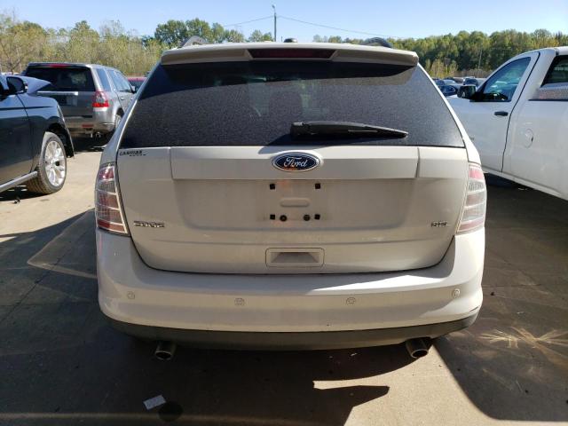 2FMDK3JC9ABA64927 - 2010 FORD EDGE SEL WHITE photo 6