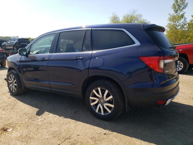 5FNYF6H53MB009710 - 2021 HONDA PILOT EXL 蓝色 照片 2