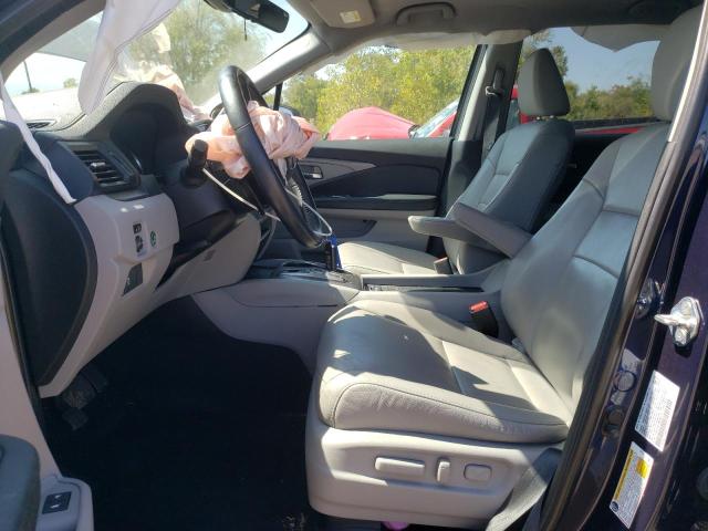 5FNYF6H53MB009710 - 2021 HONDA PILOT EXL 蓝色 照片 7