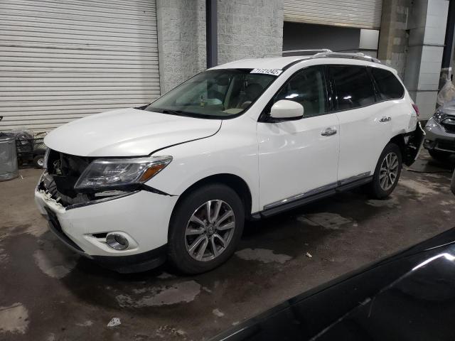 5N1AR2MM8DC663562 - 2013 NISSAN PATHFINDER S WHITE photo 1