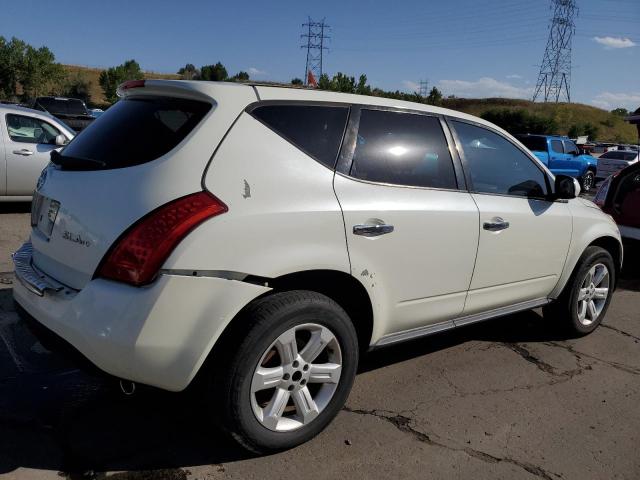 JN8AZ08W16W524609 - 2006 NISSAN MURANO SL WHITE photo 3