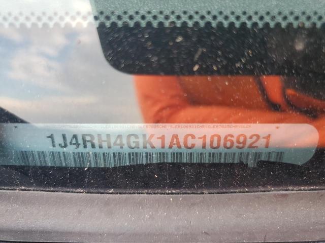 1J4RH4GK1AC106921 - 2010 JEEP COMMANDER SPORT შავი ფოტო 13