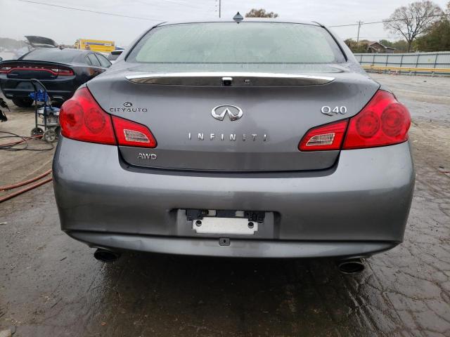 JN1CV6ARXFM520516 - 2015 INFINITI Q40 GRAY photo 6