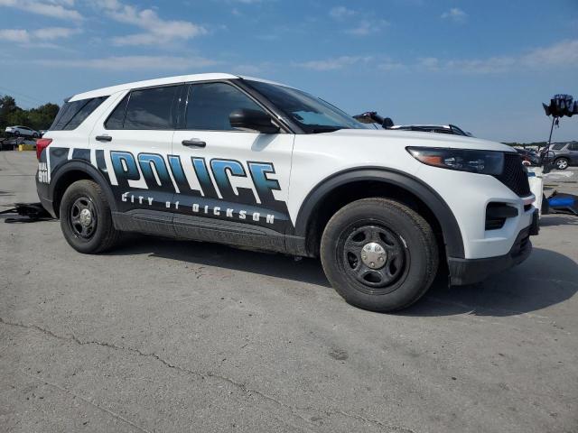 1FM5K8AB8PGB11794 - 2023 FORD EXPLORER POLICE INTERCEPTOR Білий фото 4
