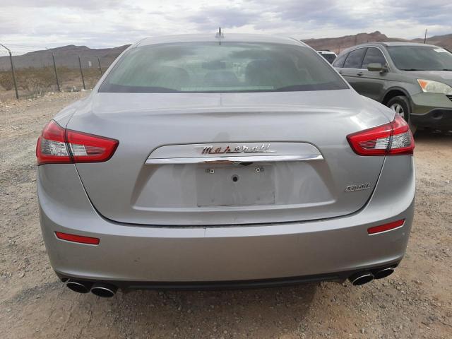 ZAM57XSA7E1106281 - 2014 MASERATI GHIBLI SILVER photo 6