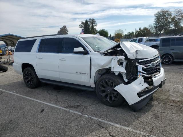 1GNSKHKC2KR369862 - 2019 CHEVROLET SUBURBAN K1500 LT WHITE photo 4