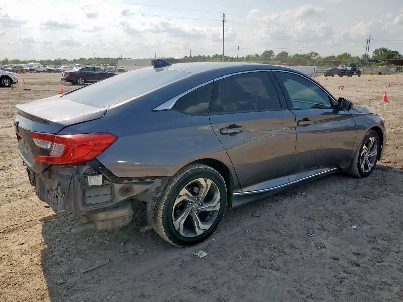 1HGCV1F40KA009813 - 2019 HONDA ACCORD EX GRAY photo 3