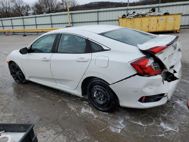 2HGFC2F8XKH592467 - 2019 HONDA CIVIC SPORT WHITE photo 2