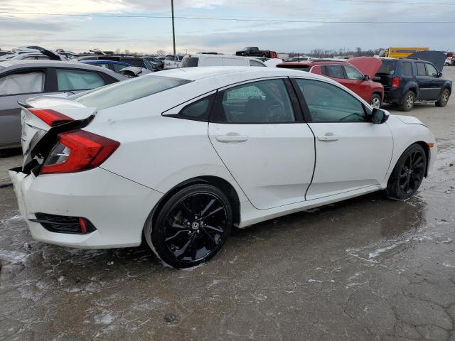 2HGFC2F8XKH592467 - 2019 HONDA CIVIC SPORT WHITE photo 3