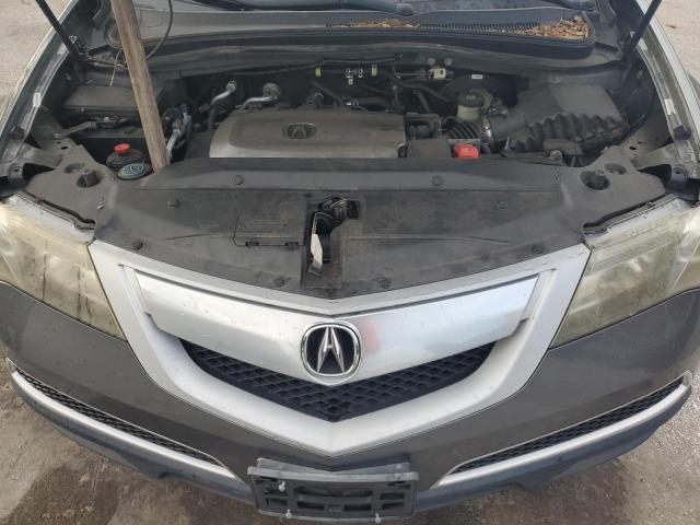2HNYD2H46BH503647 - 2011 ACURA MDX TECHNOLOGY GRAY photo 12